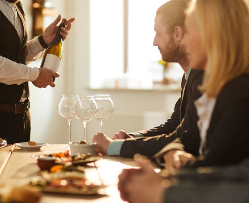 Wine testing for the private clients