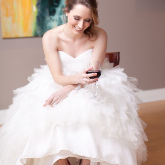 bride with wine bride with wine